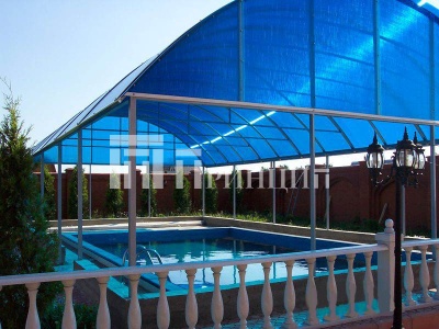 поликарбонат синий